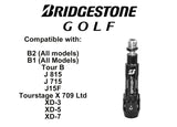 Bridgestone Shaft Adaptor. UK Stock, Fast P&P Tour B J815 J715 Drivers J15F Wood