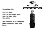 Cobra 24-27 Utility shaft adapter .355 King Tec Utility One Length Adaptor Tip