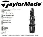 Taylormade shaft adapter .335 Left Handed. Stealth, SIM2 SIM M5 M3 Adaptor tip