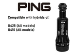 Ping G410 / G425 Hybrid shaft adapters .370 UK Stock. FREE P&P Adaptor tip