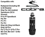 Cobra Hybrid shaft adapter. .370 King Tec Speedzone F9 F8 F7 F6 Biocell RadSpeed