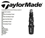 Taylormade shaft Adapter .335 Driver Adaptor, tip. Stealth, SIM SIM2 M1, M2, M3